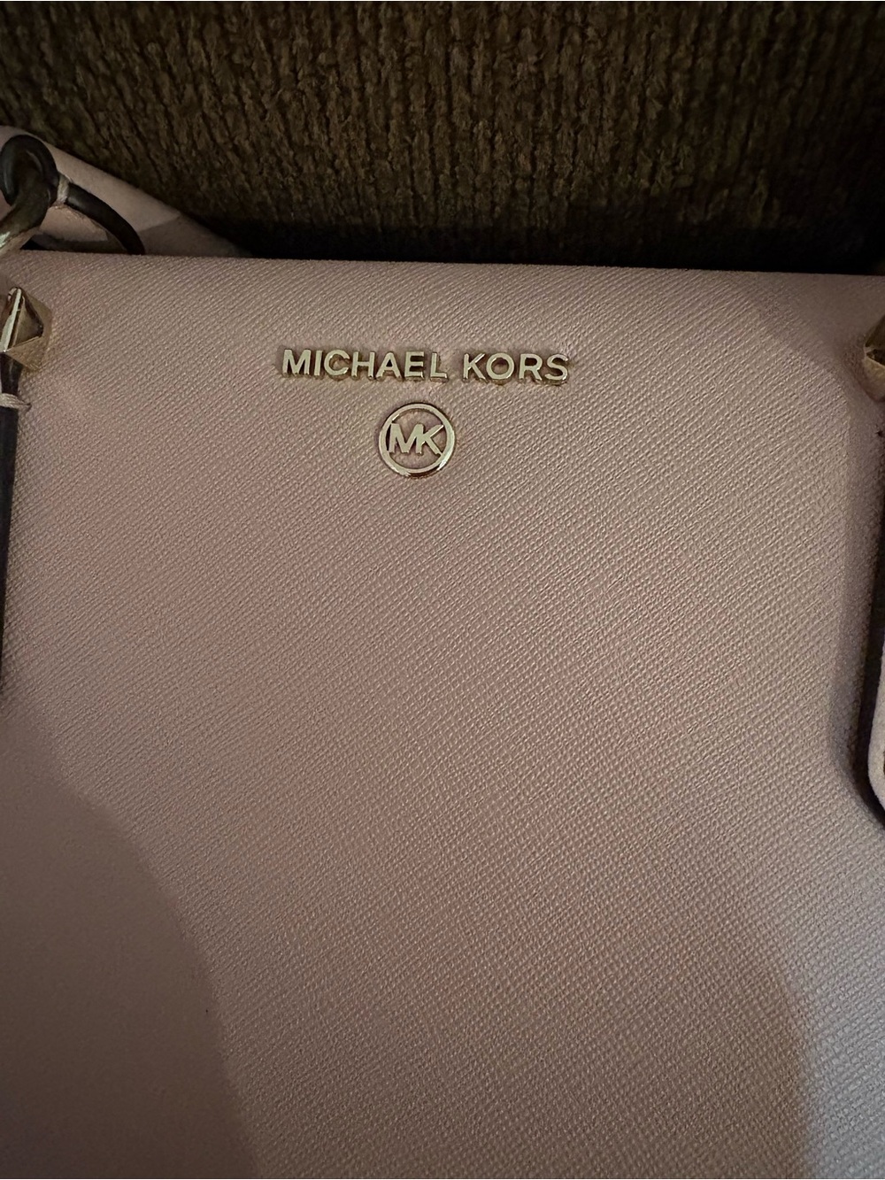 Michael Kors Light Pink Saffiano Leather Satchel with Crossbody Strap - Picture 11 of 11